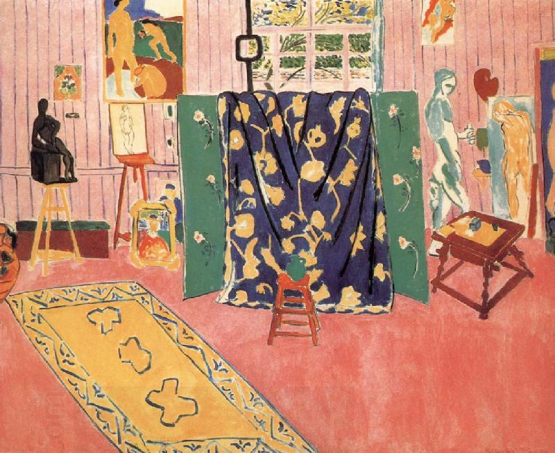 Henri Matisse Pink studio oil painting picture